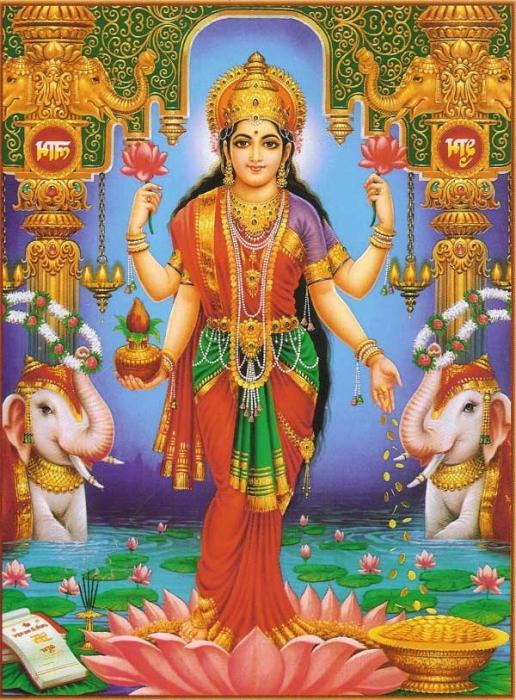 Lakshmi: boginja harmonije i prosperiteta