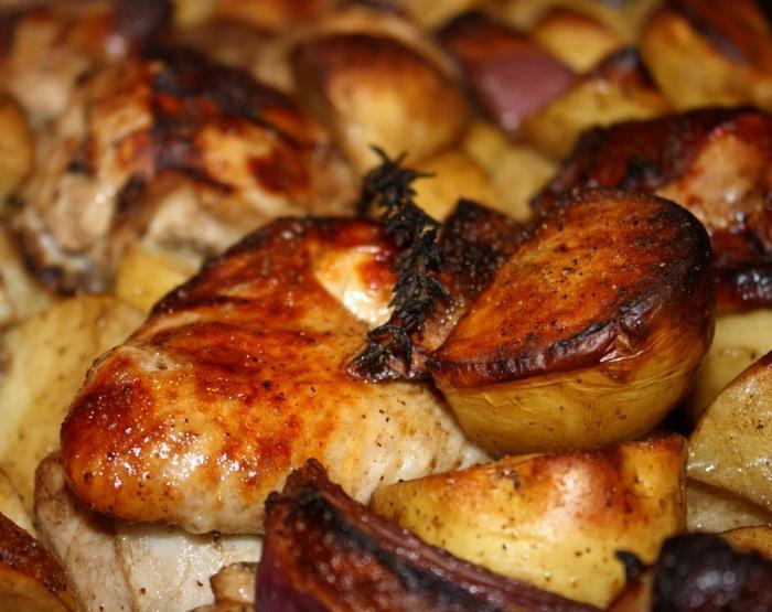 krumpir pečen s piletinom