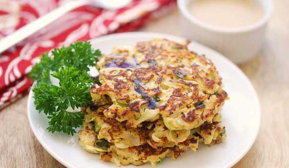 fritters sa svježim kupusom 