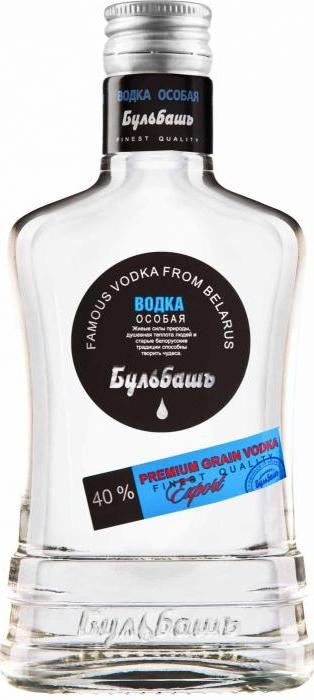 Vodka "Bulbash" - odličan bjeloruski alkohol