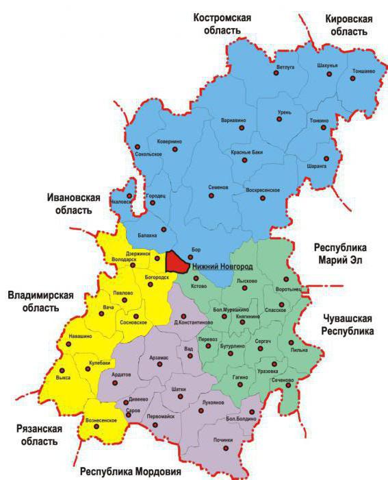 Stanovništvo Nizhny Novgorod regije: sastav, broj
