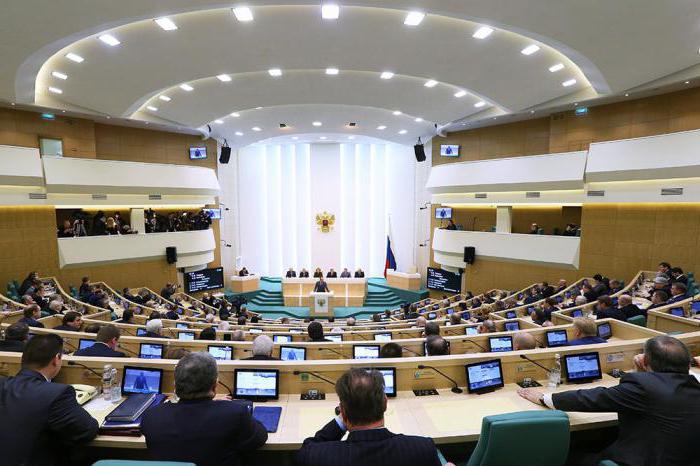 Vijeće Federacije Savezne skupštine Ruske Federacije: postupak za formaciju, sastav, ovlasti